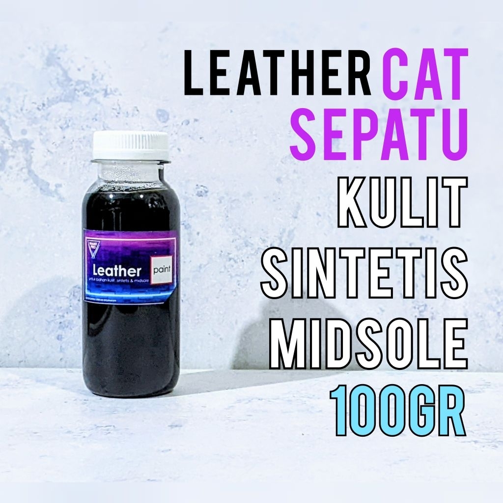CAT SEPATU / TAS - berbahan Kulit, sintetis & CAT SOL (midsole)