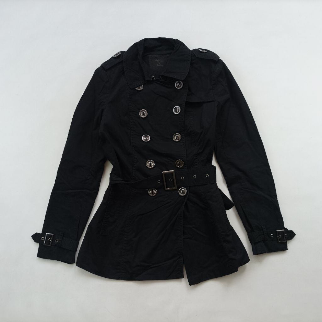 Stradivarius short trench coat size L H045