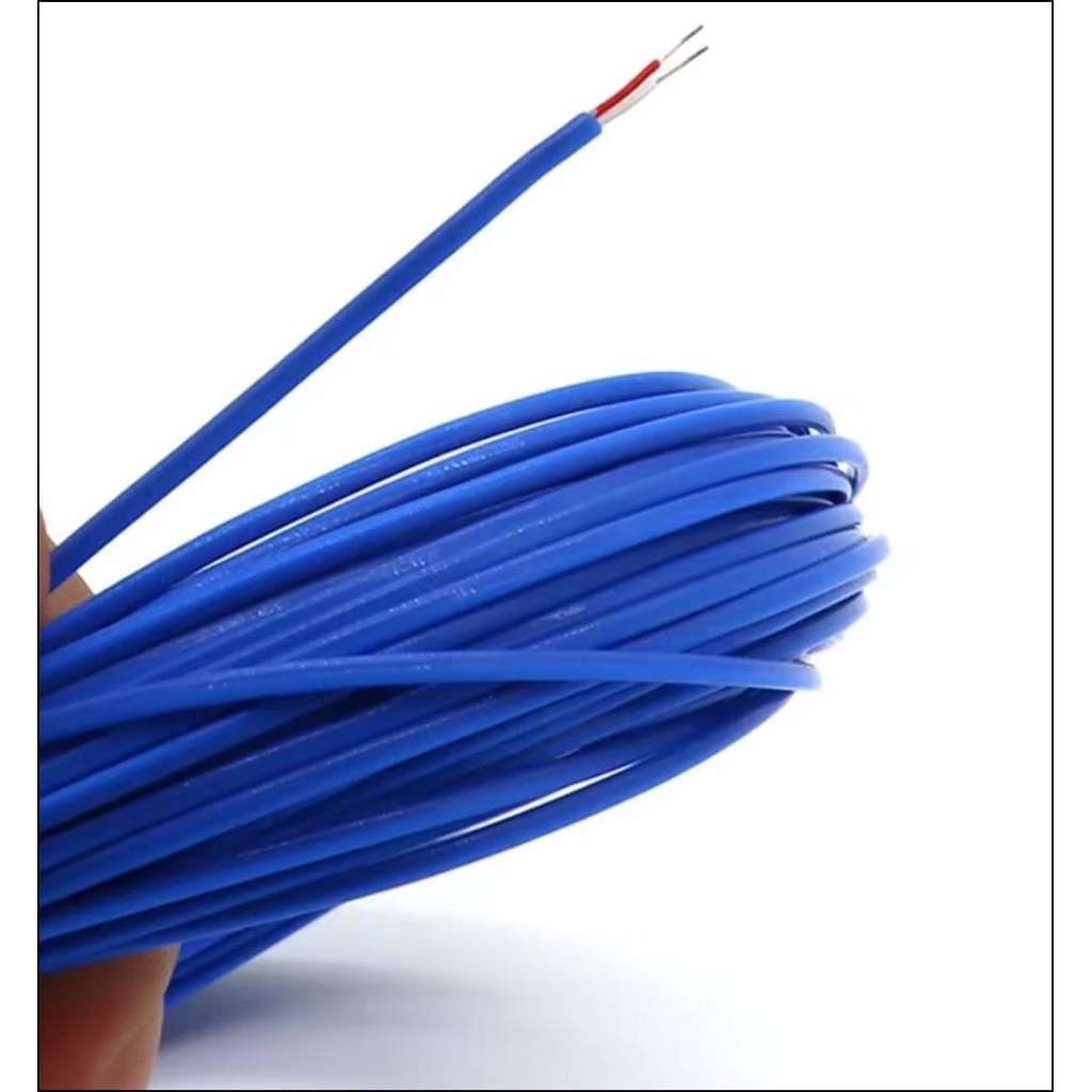 Kabel Thermocouple Type K 2 x 0.5 mm biru pvc (roll)