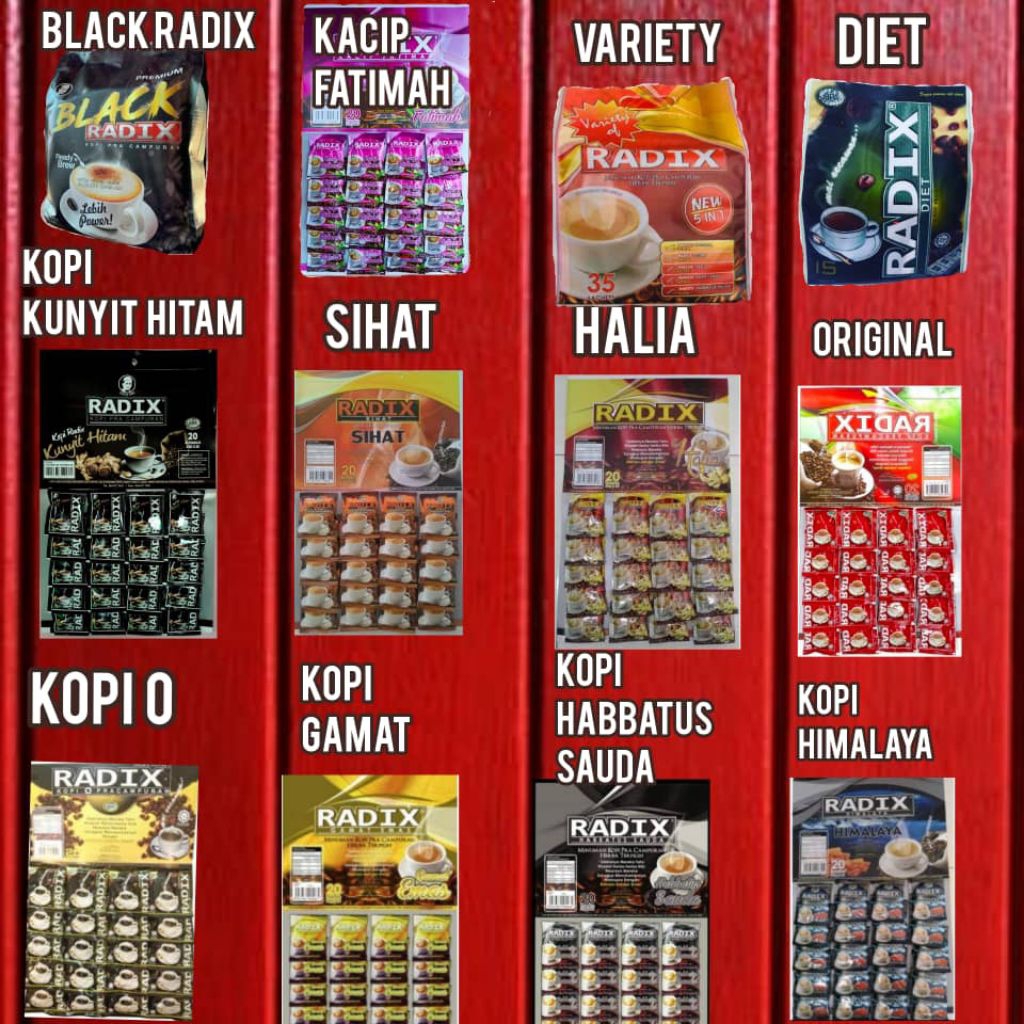 KOPI RADIX HPA, KOPI HERBAL,HALAL, DAN ORIGINAL