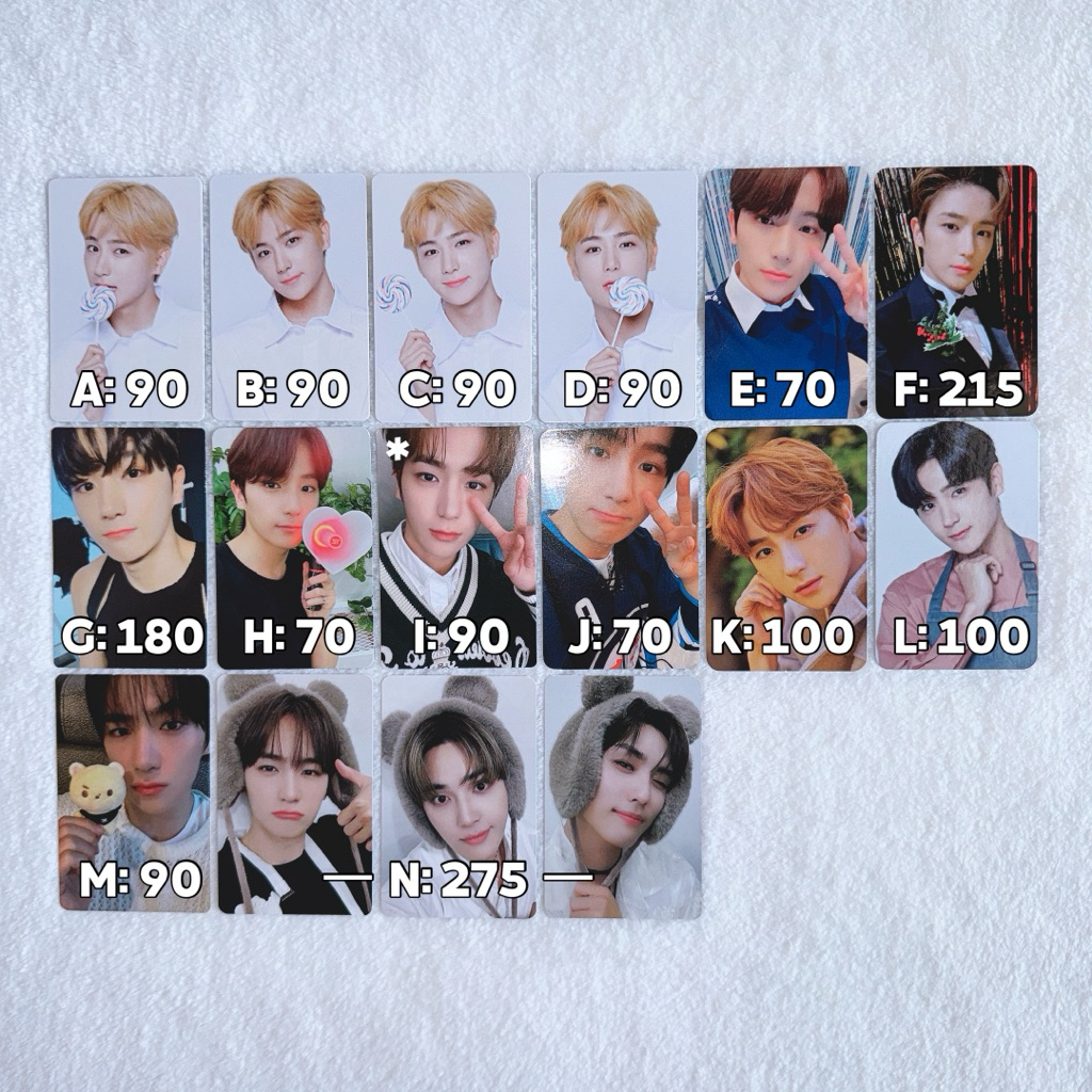 The Boyz Hyunjae Photocard Benefit Zeneration Christmassy, University, Blanket, Cafe Poca