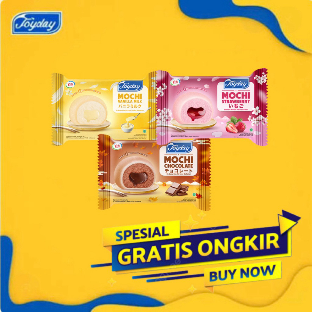 Joyday ice cream mochi / es krim isi 40pcs / es krim Joy Day