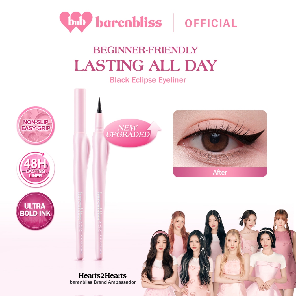 [BEST SELLING] BNB barenbliss Black Eclipse Eyeliner 48H Tahan Lama Waterproof & Smudge-Proof Matte 
