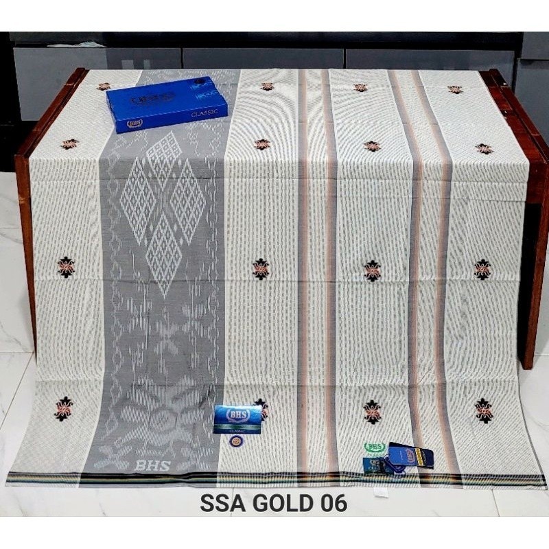 SARUNG BHS CLASSIC SKT DAM, SKT BRL & SKT RTM GOLD & SILVER ORIGINAL