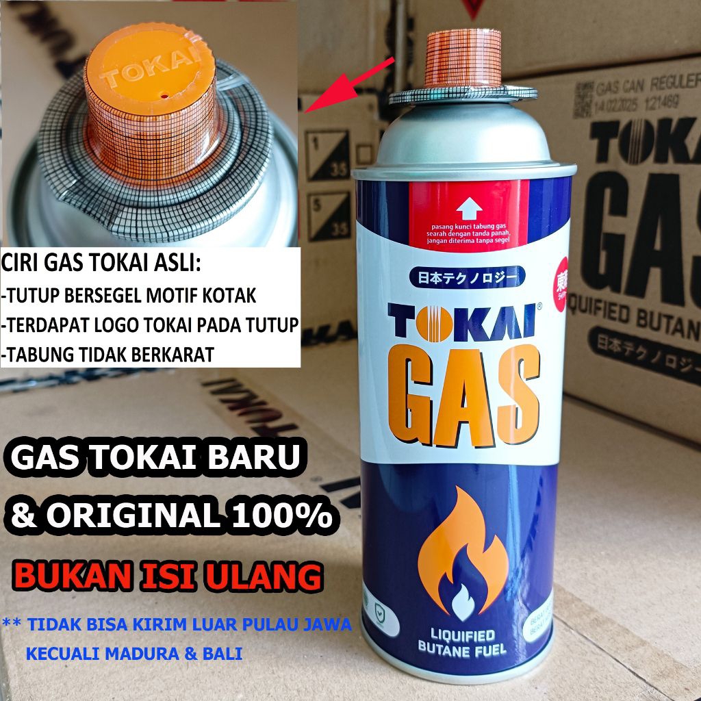 GAS PORTABLE ORIGINAL TOKAI GAS PORTABEL TOKAI GAS MINI TOKAI