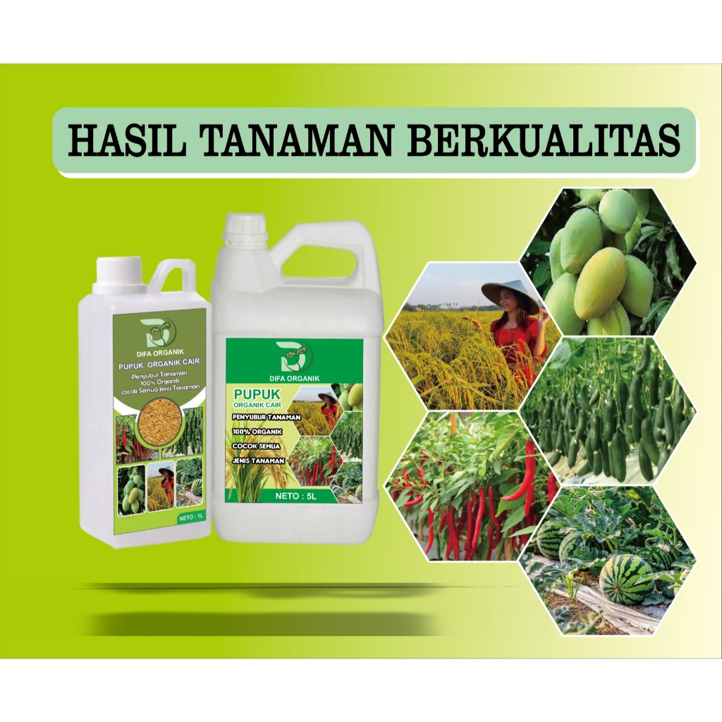 DIFA ORGANIK PUPUK ORGANIK CAIR 5 LITER