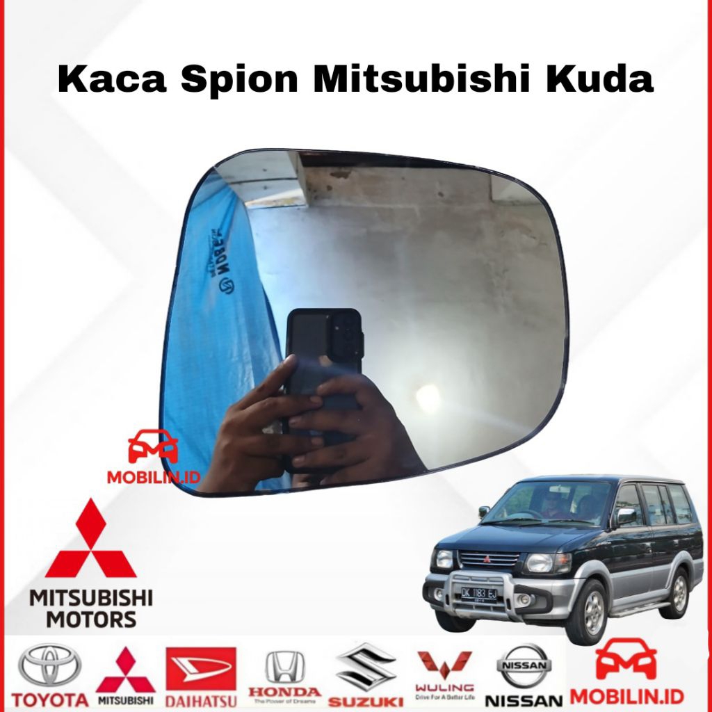 Kaca Spion Mobil Mitsubishi KUDA Xceed Super Xceed 1997 1998 1999 20000 2001 2002 kanan atau kiri