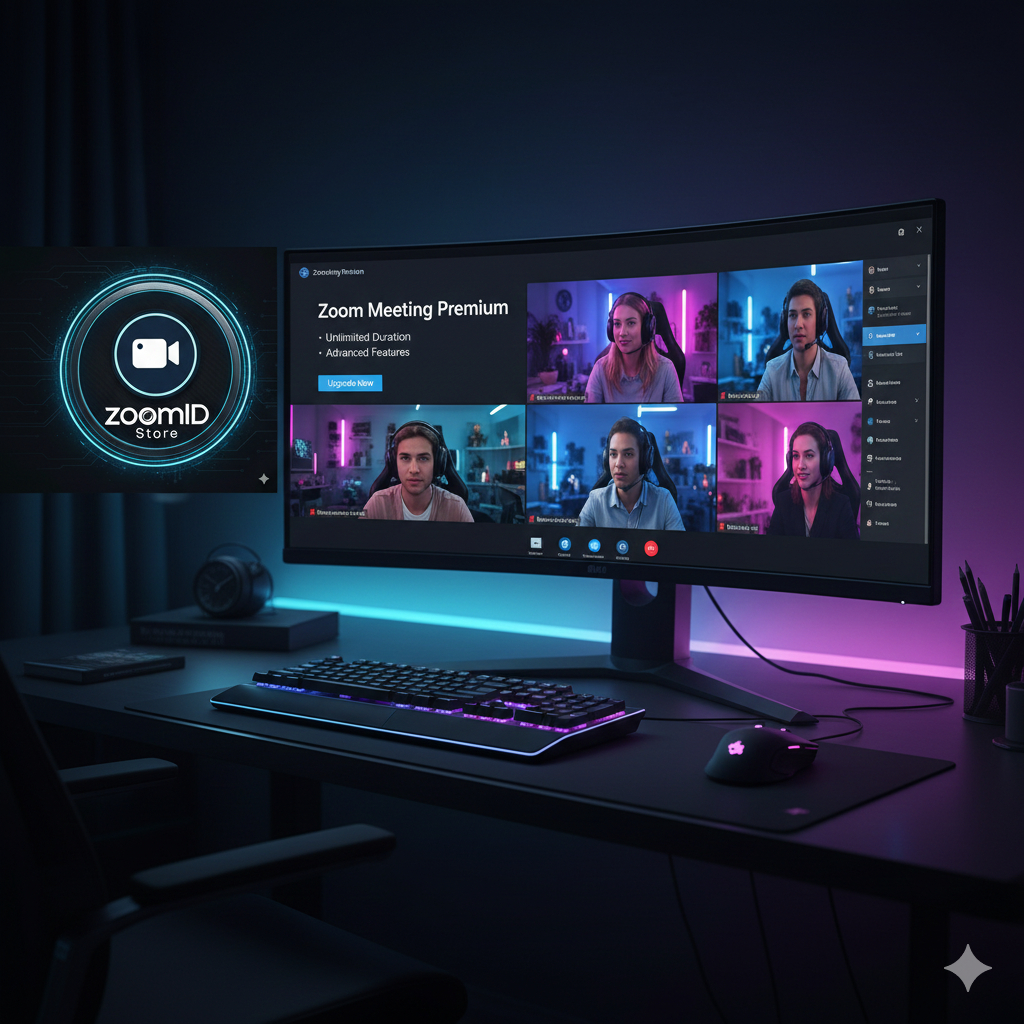 Zoom Meeting Premium 100 Peserta 1 Bulan Fitur Lengkap Full Garansi