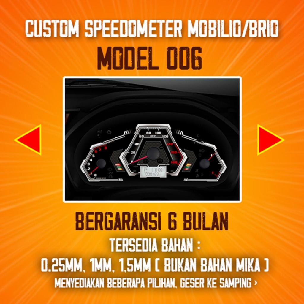 Speedometer Custom Brio / Mobilio Model 006 - 010