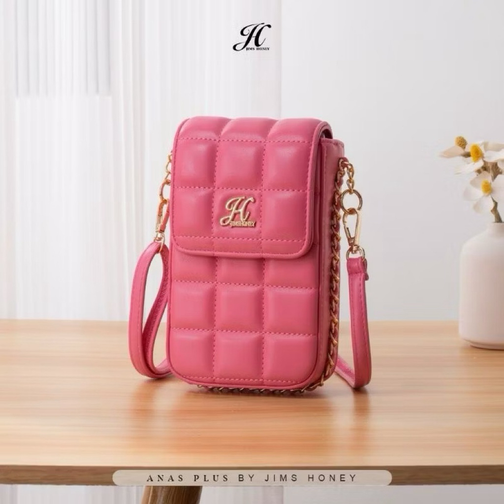 Jims Honey Quilted Phone Bag Tas Slempang HP