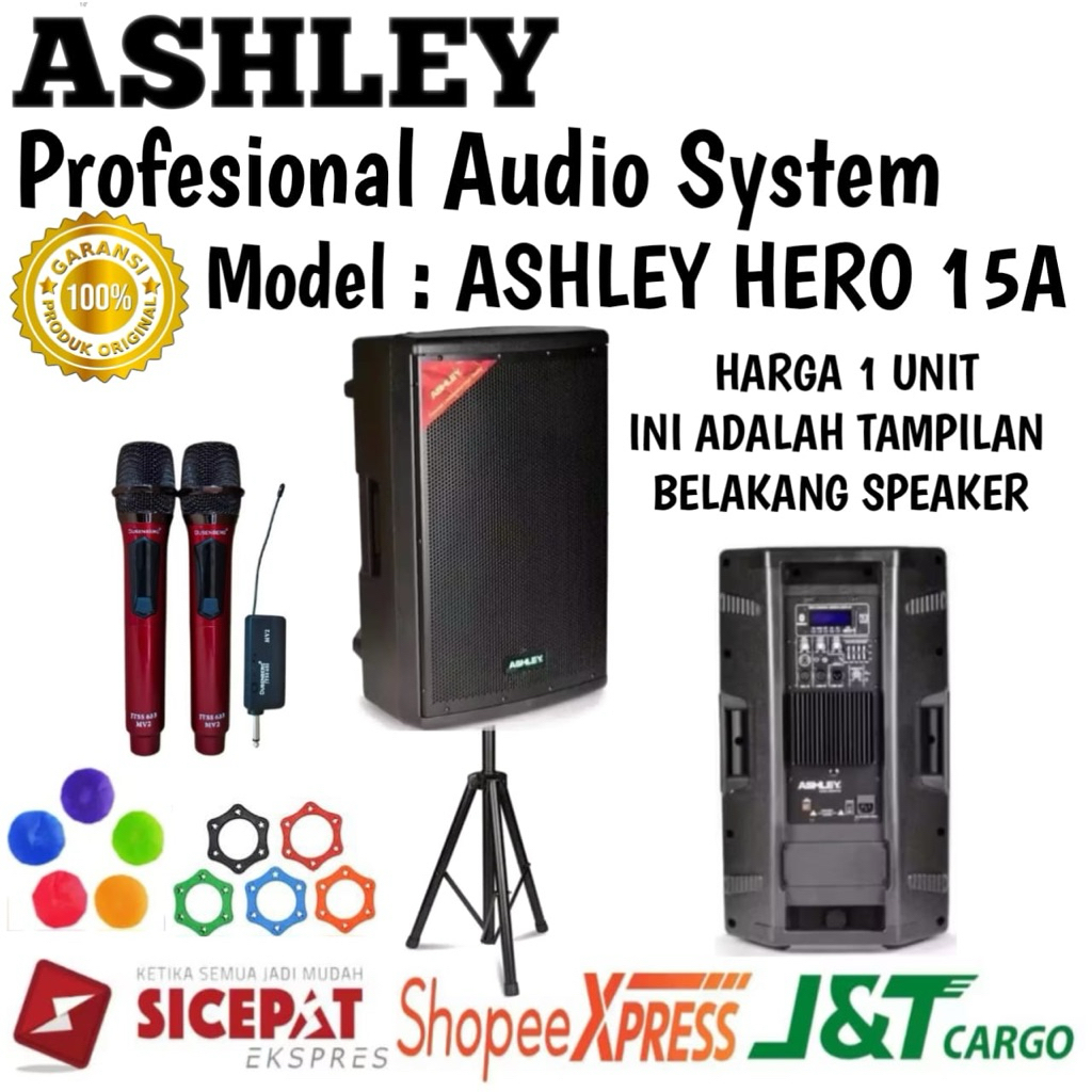Speaker Aktif Ashley Hero 15a Original Speaker Aktif ashley 15inch