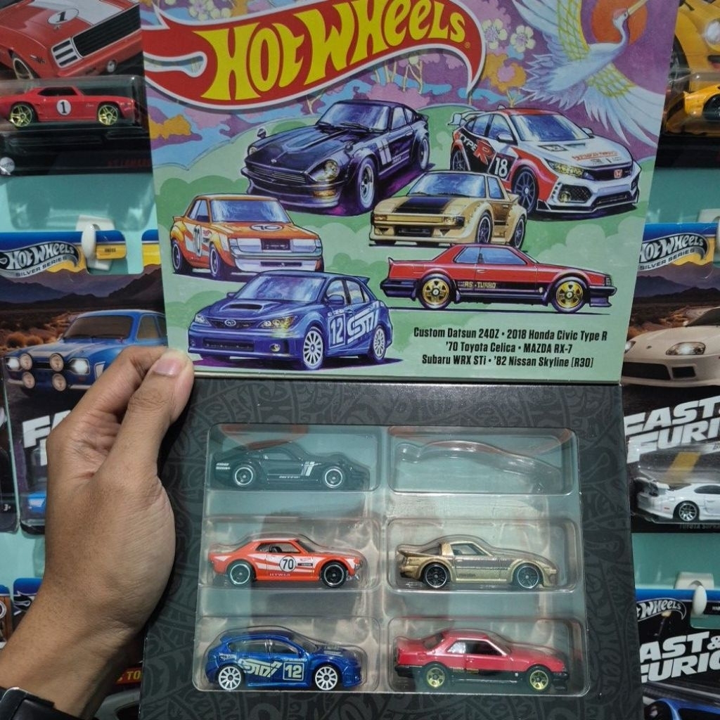 PAKET HOT WHEELS ISI 5 PCS