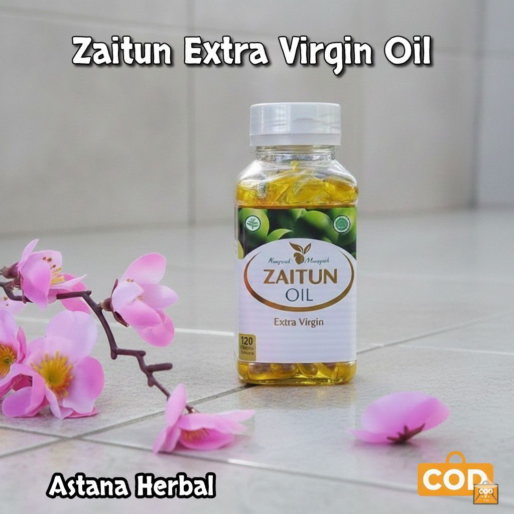 HIU Minyak Zaitun Extra Virgin Oil isi 120 kapsul