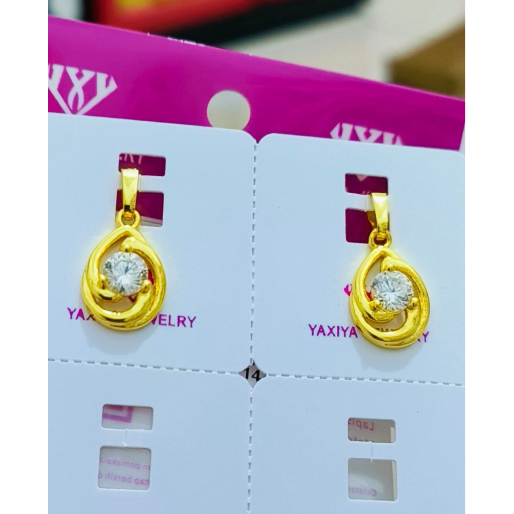 Liontin 24karat yaxiya new harga satuan - perhiasan serupa emas asli