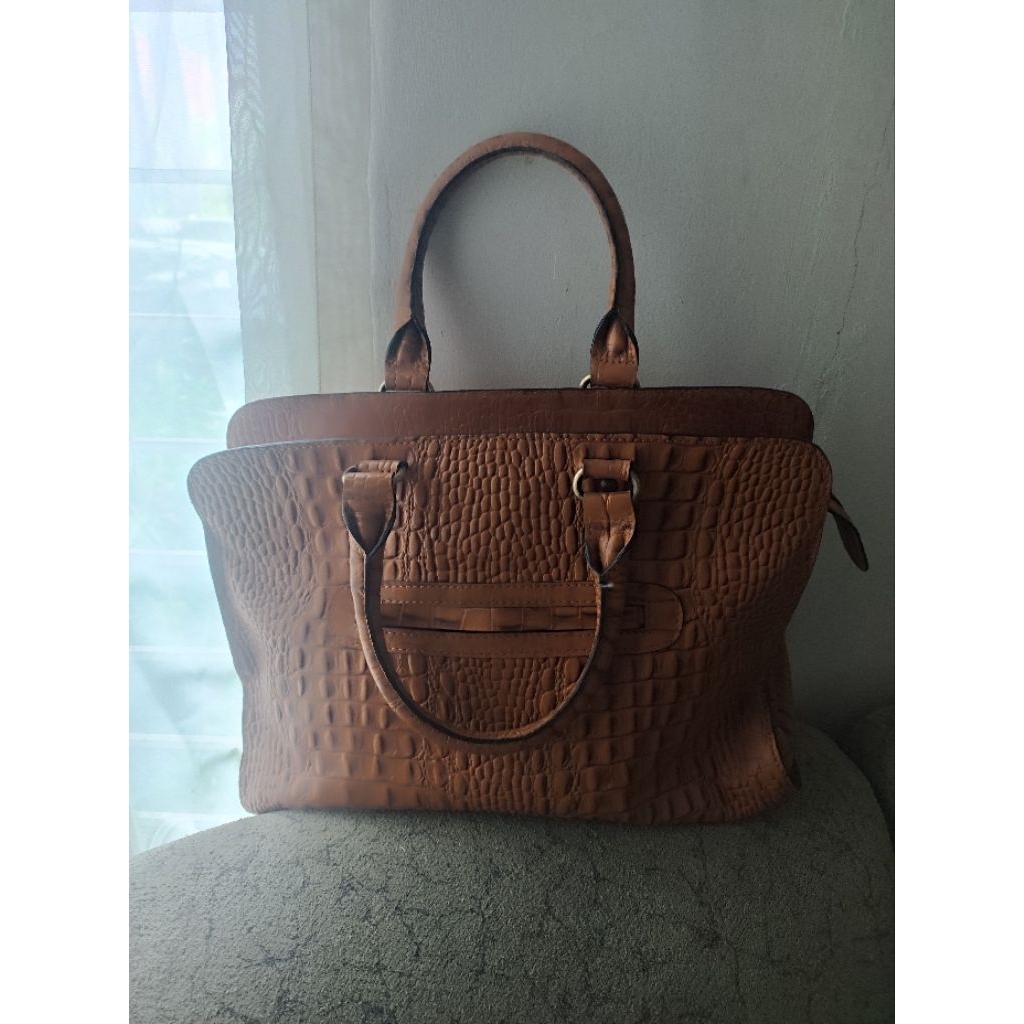 preloved tas motif kulit buaya umkm