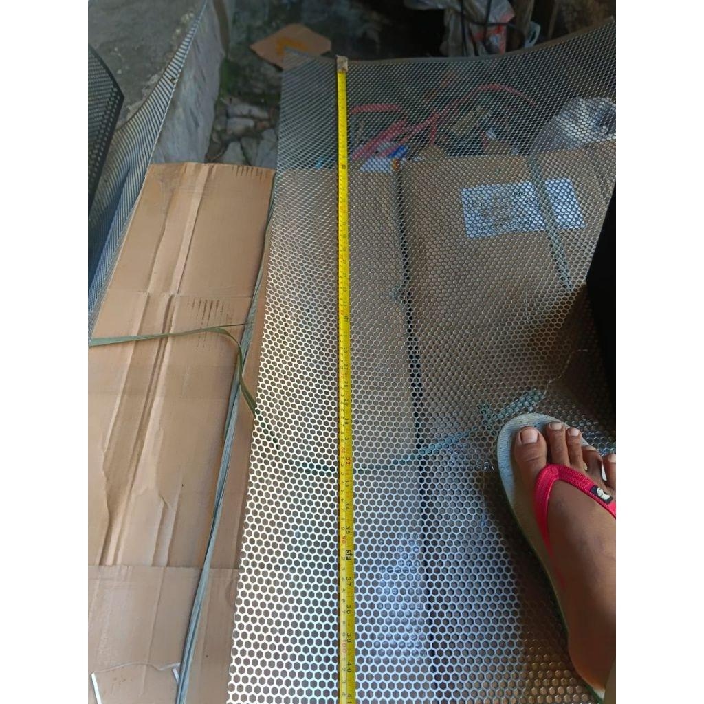 Ram grill Hexa / segienam box speaker ukuran 60x60 bahan besi diameter 0,8mm