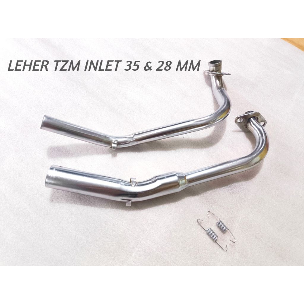Leher knalpot standar racing inlet 38 & 28 TMZ CMS DRACO SIJIRO beat fi deluxe karbu mio scoopy vari