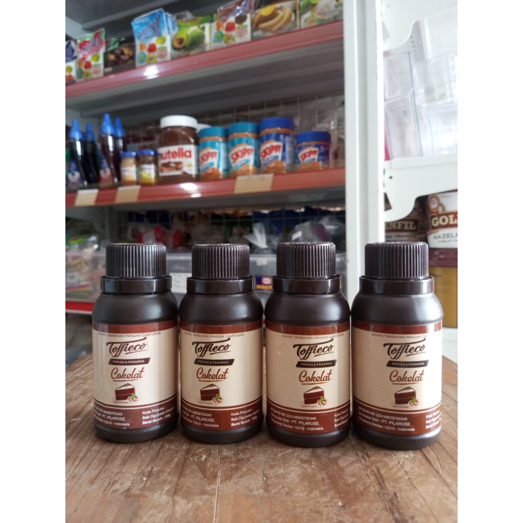 Toffieco Perisa Coklat 100g | Perisa Cokelat Toffieco 100gr