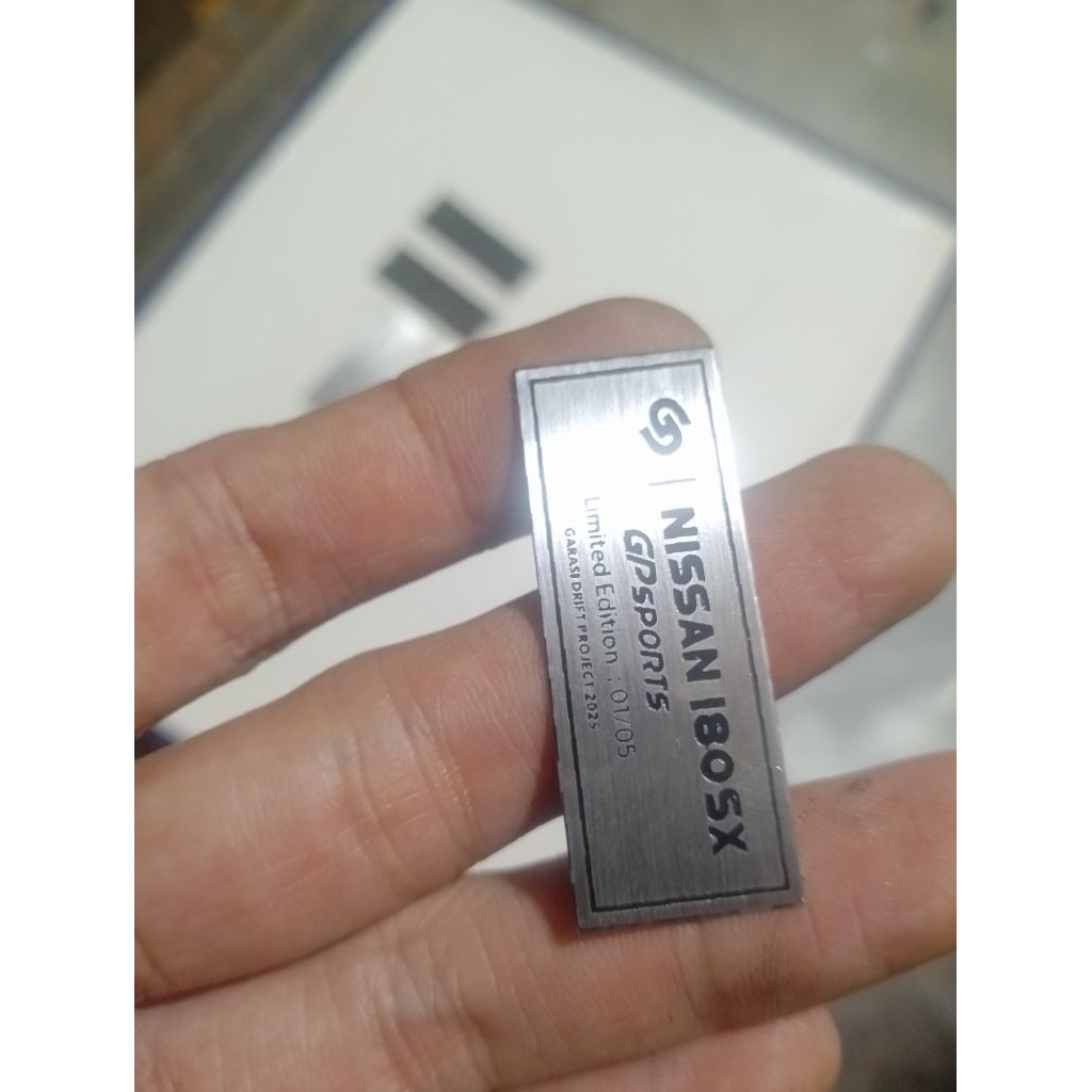 stainless grafir/Etching ukuran kecil custom