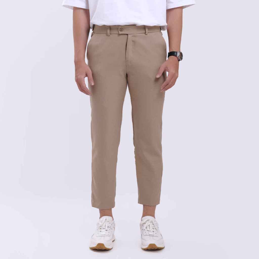 ZUITER - Mestro Ankle Pants  (Celana Panjang Bahan Pria Slimfit Stretch)