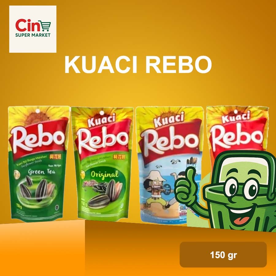 Kuaci Rebo 150gram / kuacirebo 150 / Kuaci bunga matahari 150gr