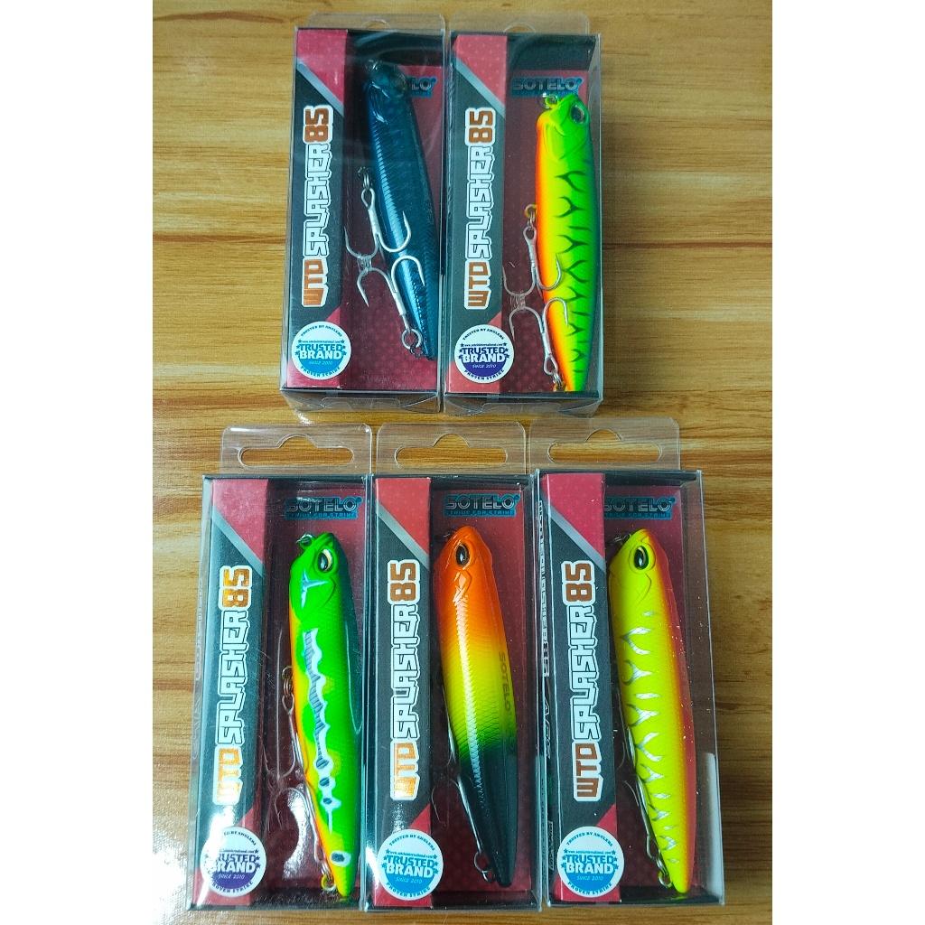 Umpan Pancing Lure Minnow Sotelo WTD Splasher 85 - 8,5 Cm - 10 Gram Floating