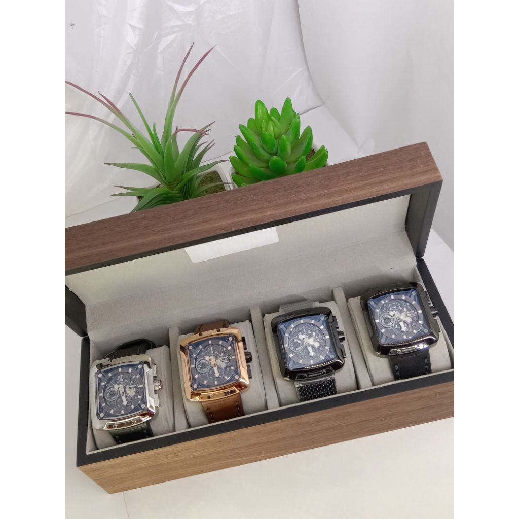 Jam tangan pria Alexandre Christie AC 3030/3039 MC Rubber/ Leather Strap/ Stainless Steel Original