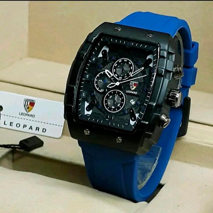 Best Sale Jam Tangan Pria Terbaru/Leopard Kotak Jam Tangan - Hijau