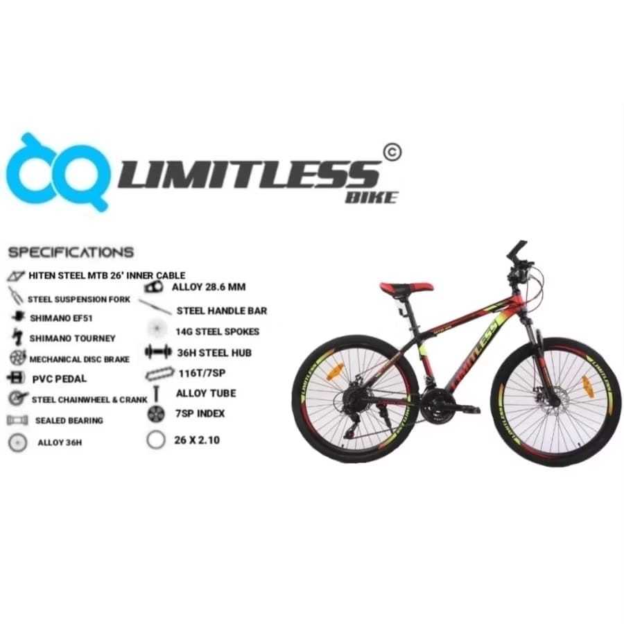 Sepeda 26 MTB 003 LIMITLESS