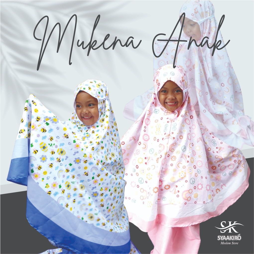 MUKENA ANAK PREMIUM GRATIS CUSTOM NAMA