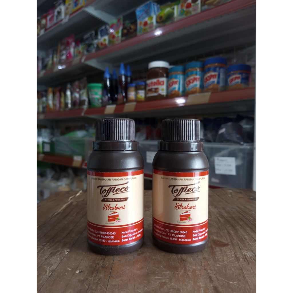 Toffieco Perisa Stroberi 100g | Perisa Strawberry 100gr Toffieco