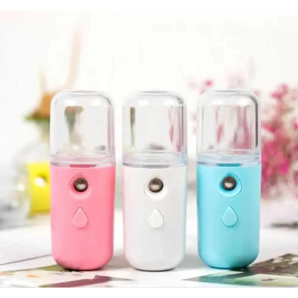 cuci gudang mainan anak nano spray portable mini mist usb rechargeable