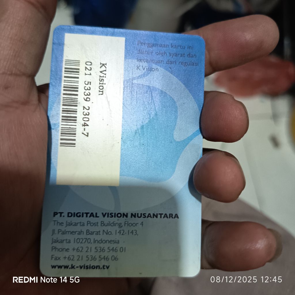 kartu tayang kvision k-vision