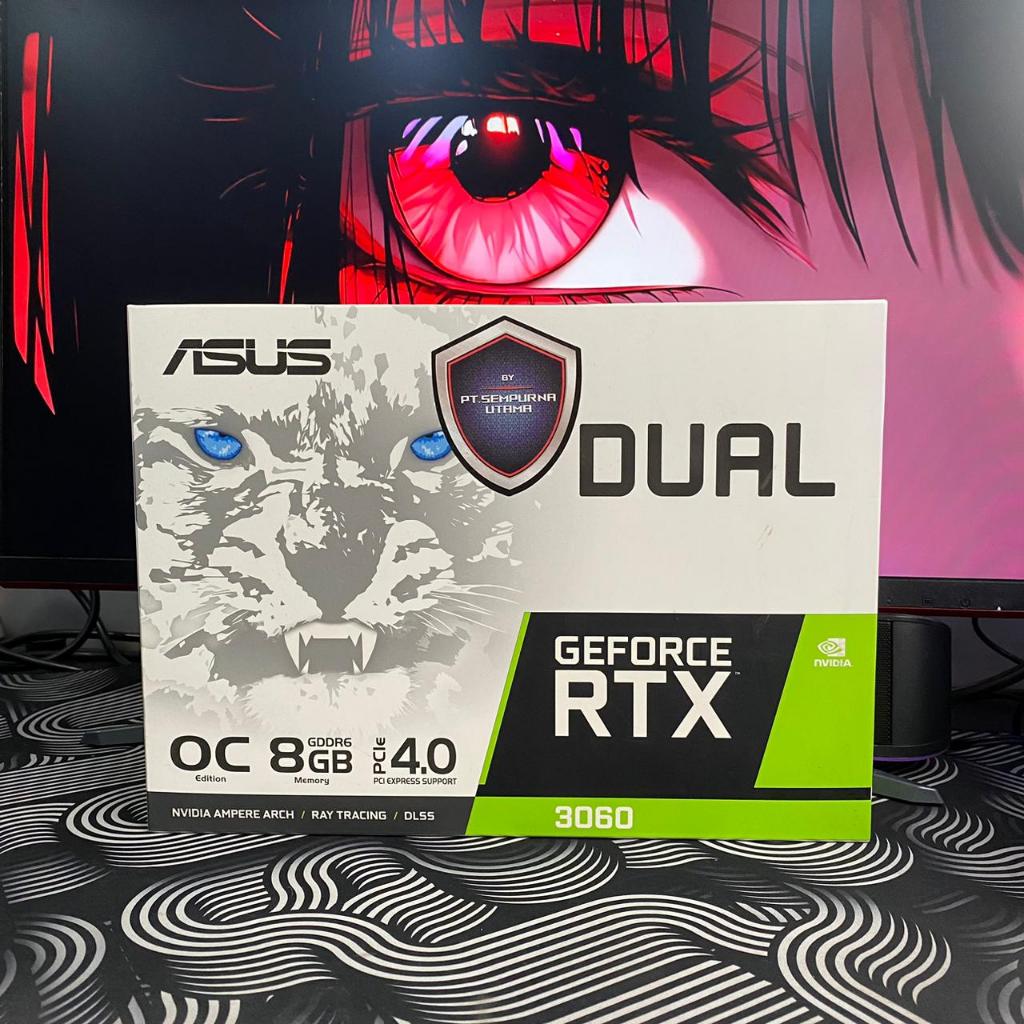 VGA ASUS GeForce RTX 3060 DUAL OC 12GB GDDR6 White Edition RTX3060 second