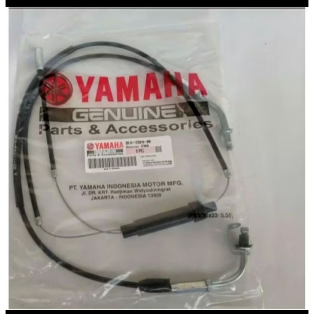 LABEL TALI GAS RX-KING ORIGINAL YAMAHA