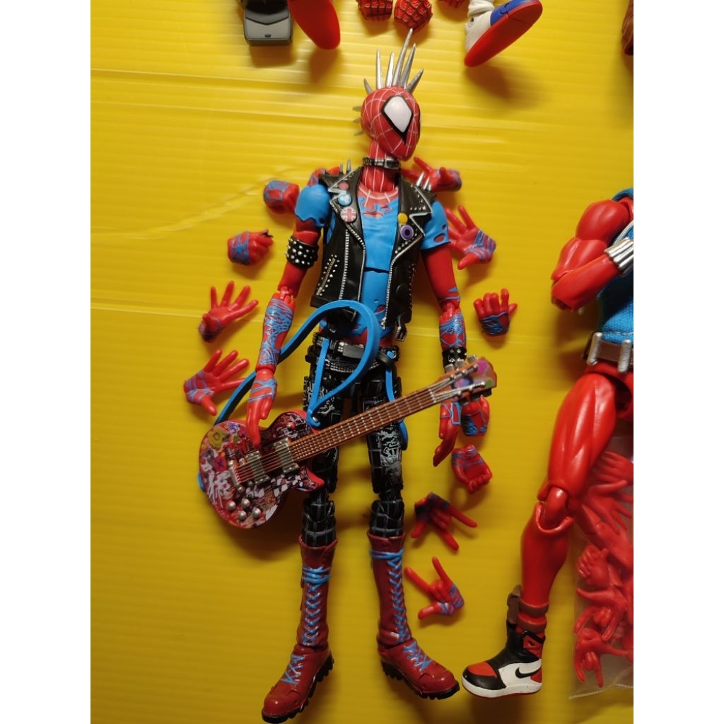 CT Toys Spider Punk not Marvel Legends Mess Toys Spiderman