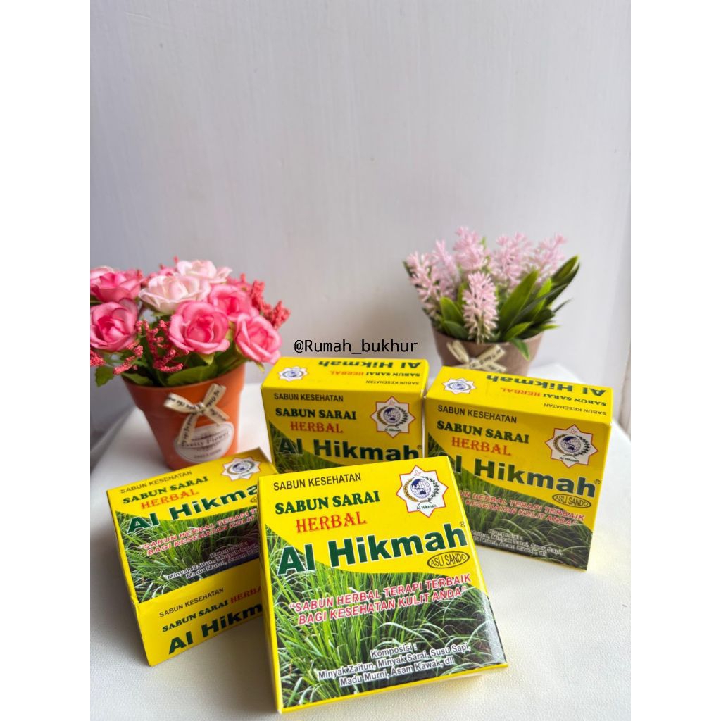 Ready Sabun Sarai Al Hikmah Original Sabun Sarai Herbal Asli Sabun Serai Sabun Al Hikmah Sabun Sereh