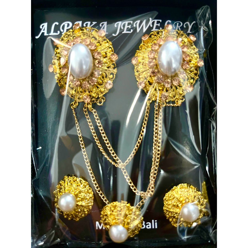 set bros anting, cincin, bross