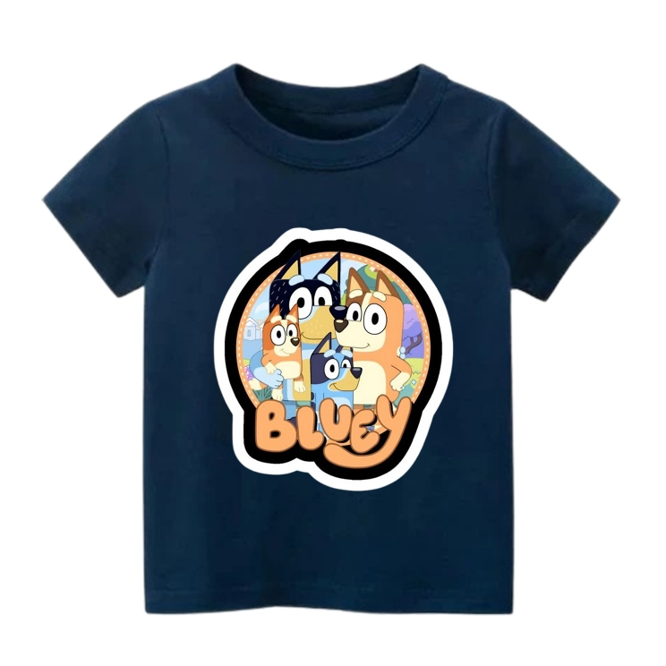 Kaos Bluey Bingo Family Anak Laki Laki dan Perempuan - Atasan Bluey - Baju Bluey n Bingo Anak