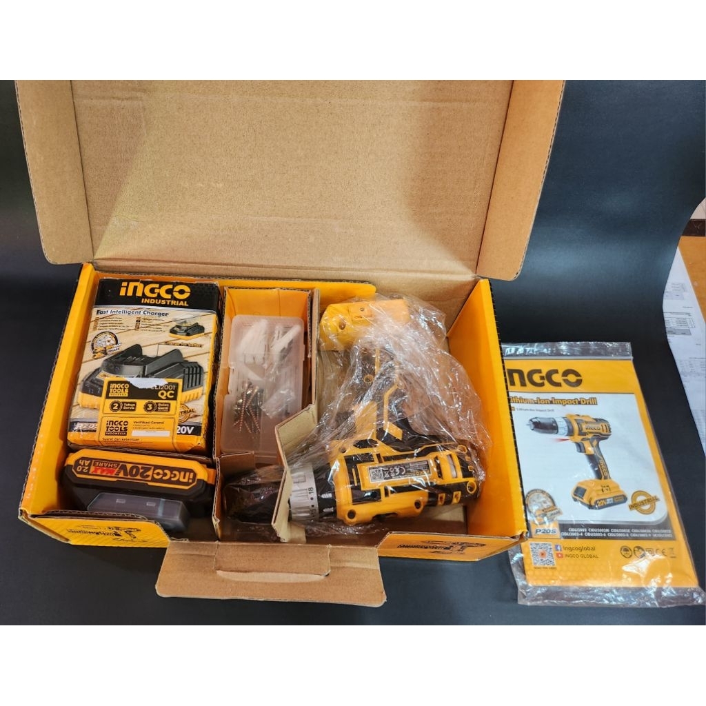 INGCO Bor Cordless 20v CIDLI20602