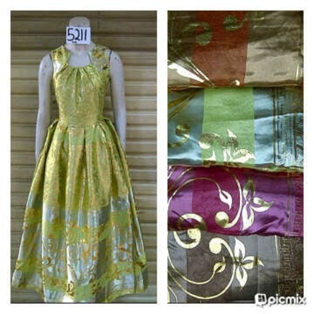 (KODE 5211) Dress Jodha / Dress Kondangan / Dress Hordeng