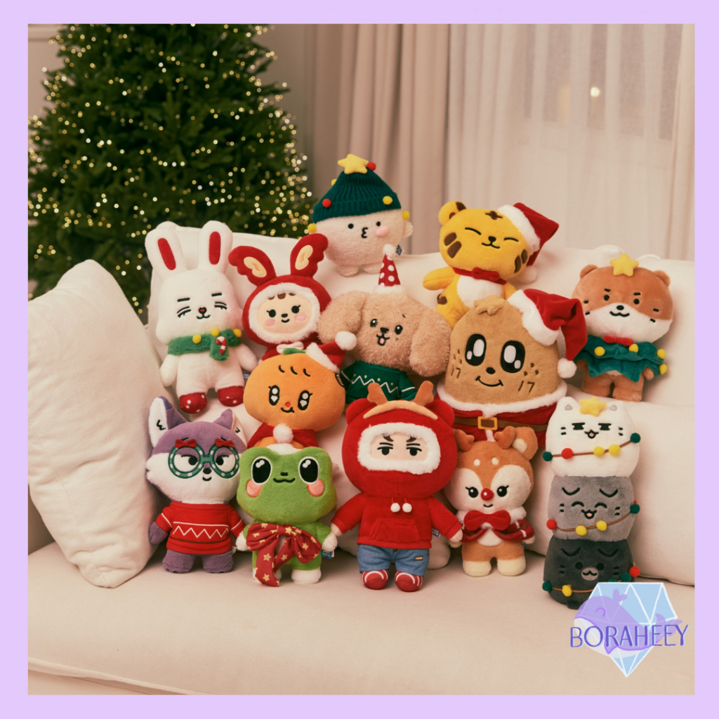 [PO] OFFICIAL MINITEEN HOLIDAY CHRISTMAS SEVENTEEN PLUSH DOLL TOY KEYRING GANTUNGAN KUNCI LAMP UMBRE