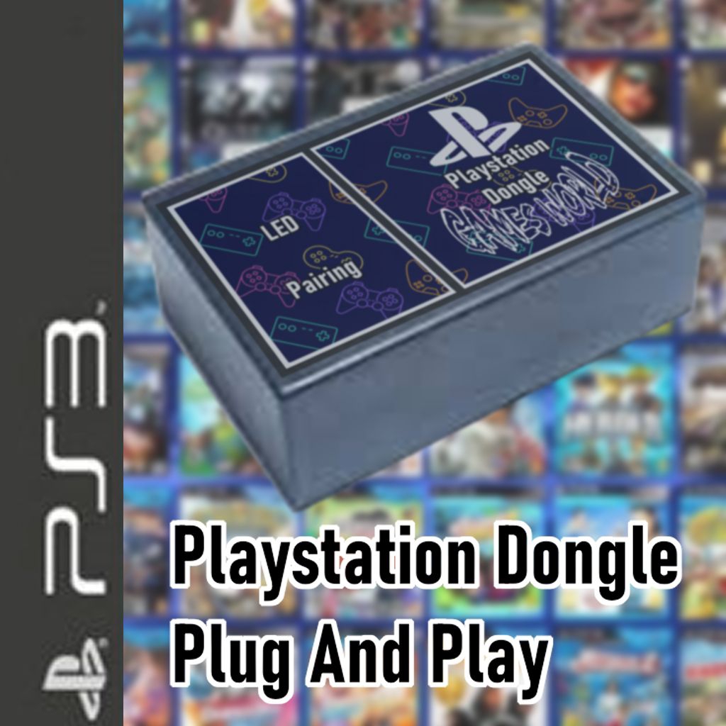 Dongle Playstation 3 untuk PS3 rusak Bluetooth (support 2 stick) support stick PS3, PS4 Dan PS5 cont