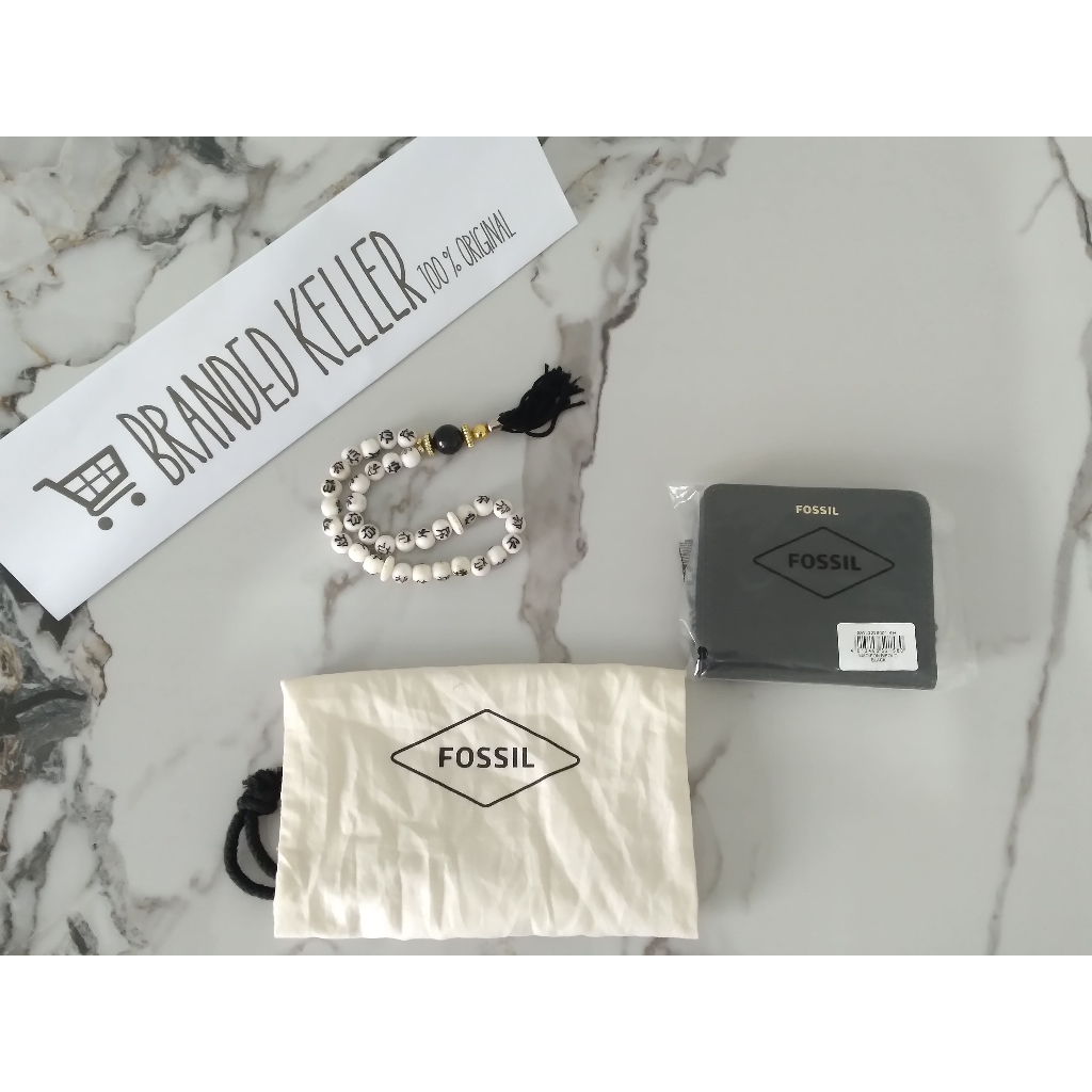 Dompet Fossil Kecil Kulit Ori new