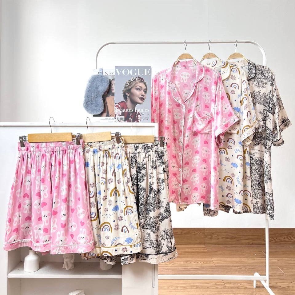 AKAVI - UME PAJAMAS CELPEN SUPER JUMBO BAJU TIDUR BIGSIZE SETELAN LD 120 LD 130 LD 140 LD 150 COD (4