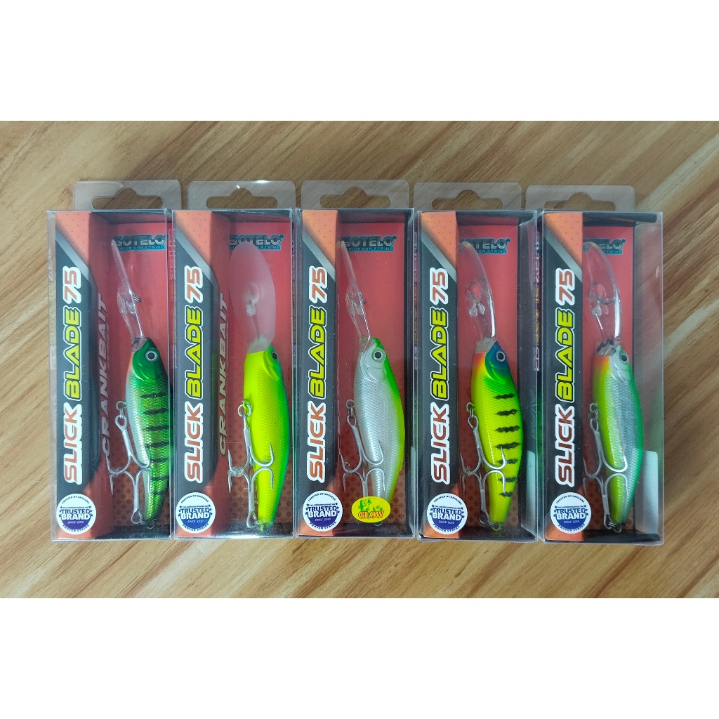 Umpan Pancing Lure Minnow Sotelo Slick Blade 75 7,5 Cm - 12 Gram Floating