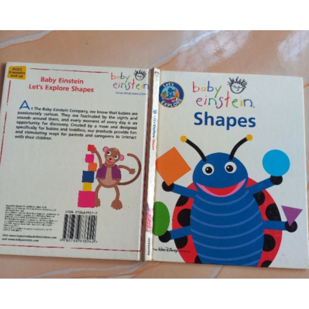 buku anak baby einstein shapes preloved