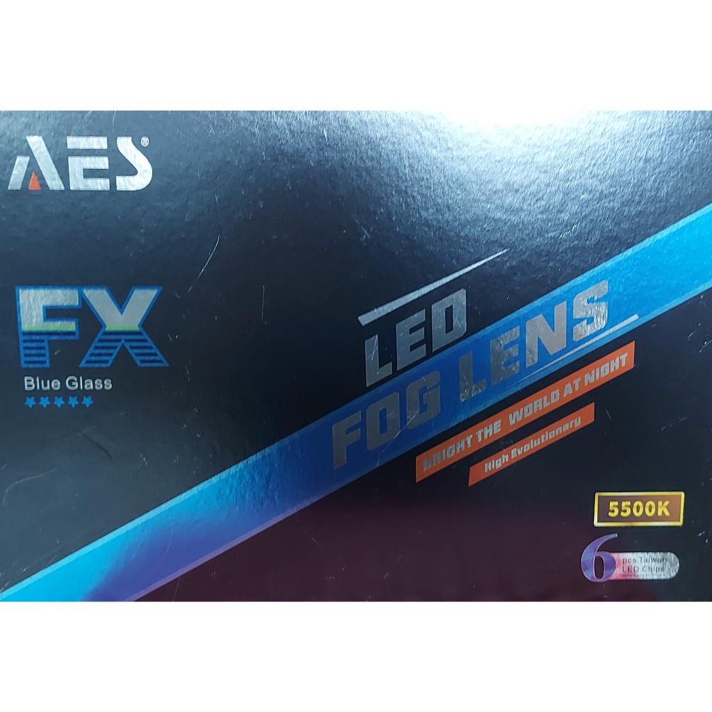 Foglamp aes FX Non Laser 3 inch 1 Warna Blue lens FOGLAMP AES fx Foglemp