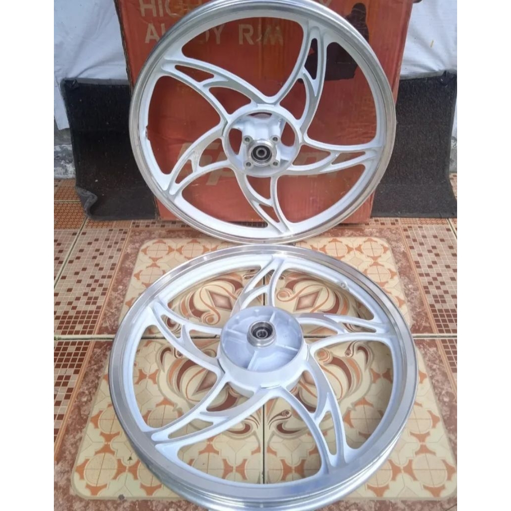 Velg original Sprint Alloy Max uk 140 160 Ring 17 for satria 2tak Shogun 110 tornado