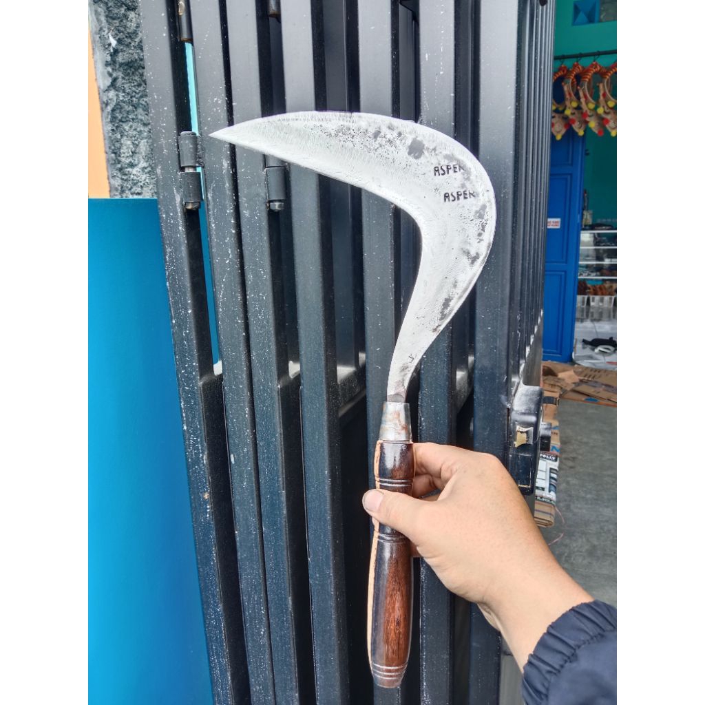 Arit ASPER Original Model Jawa Baja Per Sabit Tani Rumput Panen Padi Kuat Tajam